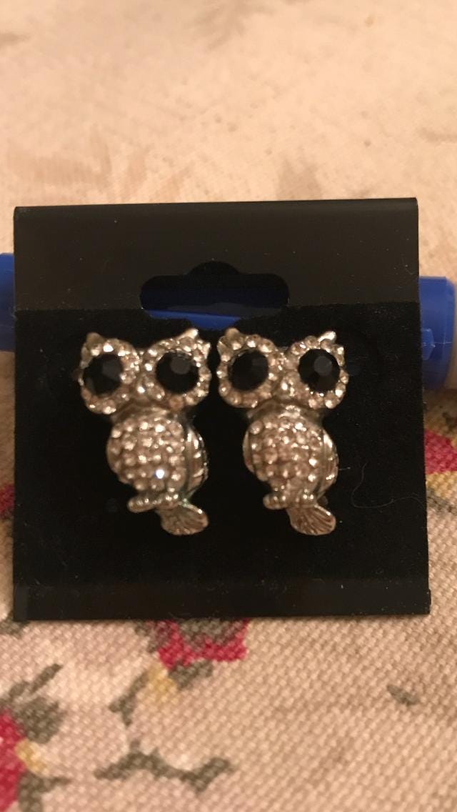 Vintage Owl Earrings