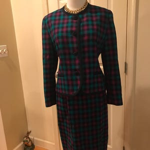 PENDLETON 1990's tartan 2 piece suit