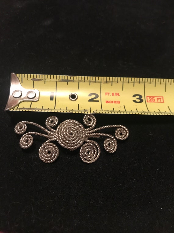 Vintage Coiled Silver Jewelry Ensemble - image 4