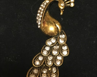 Vintage Peacock Pendant