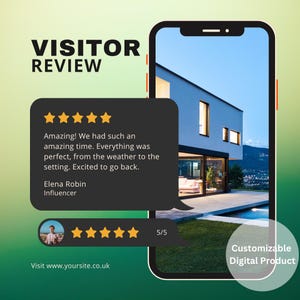 Grün Instagram Testimonial Vorlage | Bearbeitbarer Kundenrezensionspost | Kunden-Feedback-Vorlage