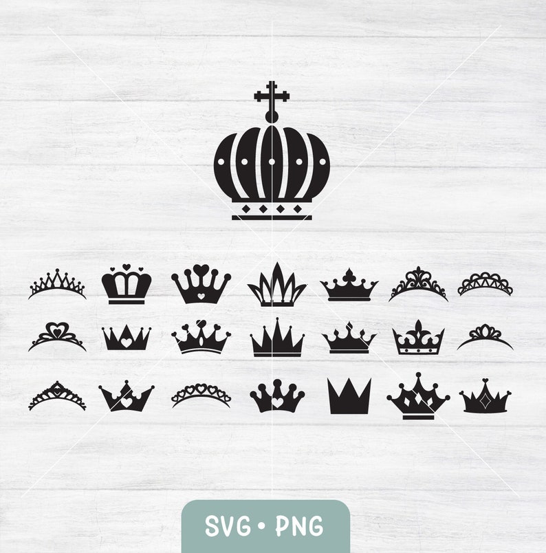 Royal Crown SVG File King Crown SVG Queen Crown SVG Etsy