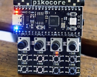 pikocore synthesizer - assembled