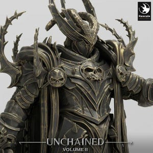 Oath breaker Paladin Knight Cleric | Premium DnD Miniature | Mini Warrior | Sanded & Primed | Resin 3D Printed| 28mm 32mm 75mm |