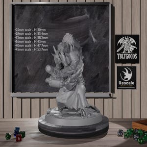 Plasma Pague Rat Folk A V1-V4| Miniature haut de gamme | Mini D&D Premium | Miniature homme-bête | Poncé et apprêté | Impression 3D en résine | 25 mm 45 mm |