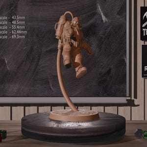 Dwarf Warrior Artillery C V1-V5 Miniature  | Fantasy Pathfinder DND Figurine | Dwarf Artillery | 25mm - 40mm Scale | 3D Resin 12k Print |