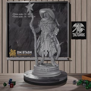 Silver Dragonborn Sorcerer Mini| Resin Toy | Premium DnD Mini | Dragonborn Miniature |Tabletop Mini |Sanded & Primed |3D Printed |32mm 75mm|
