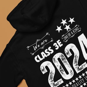 Personalisierte Klasse von 2025 Hoodie Benutzerdefinierte Abschluss Pullover Gruppe Geschenk für Studenten Letzter Tag des Schul Sweatshirt Abschluss Geschenk 2025