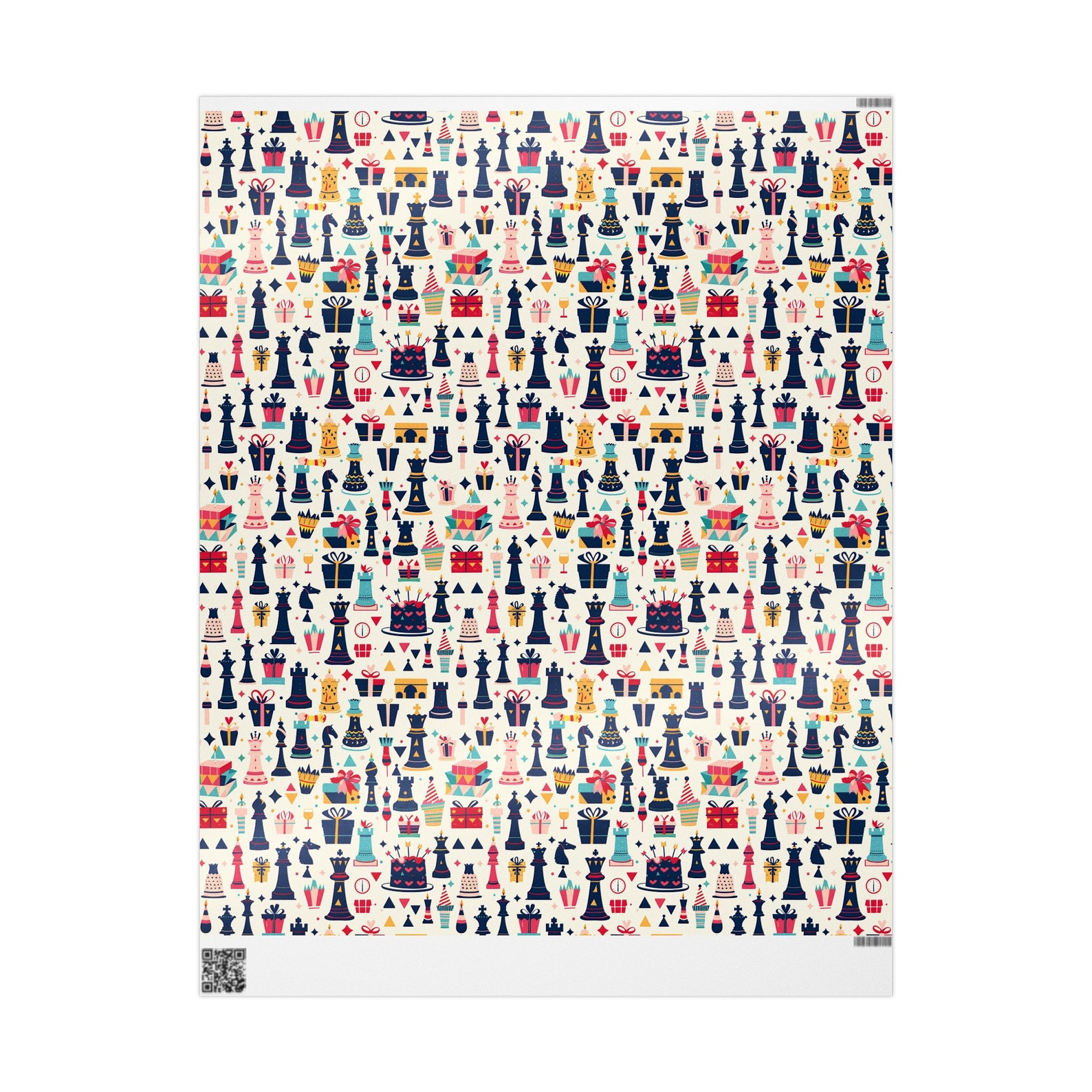 Chess Wrapping Paper Chess Gift Wrap Chess Themed Wrapping Paper for ...