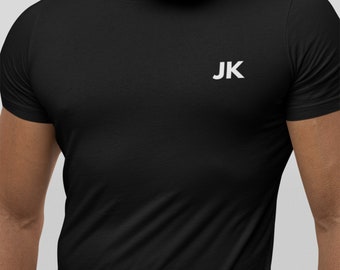 Personalized Initials T Shirt, Custom Name Shirt with Initials, Custom Name Gift for Him, Initial Tee, Smart Professional T-Shirt, Initials