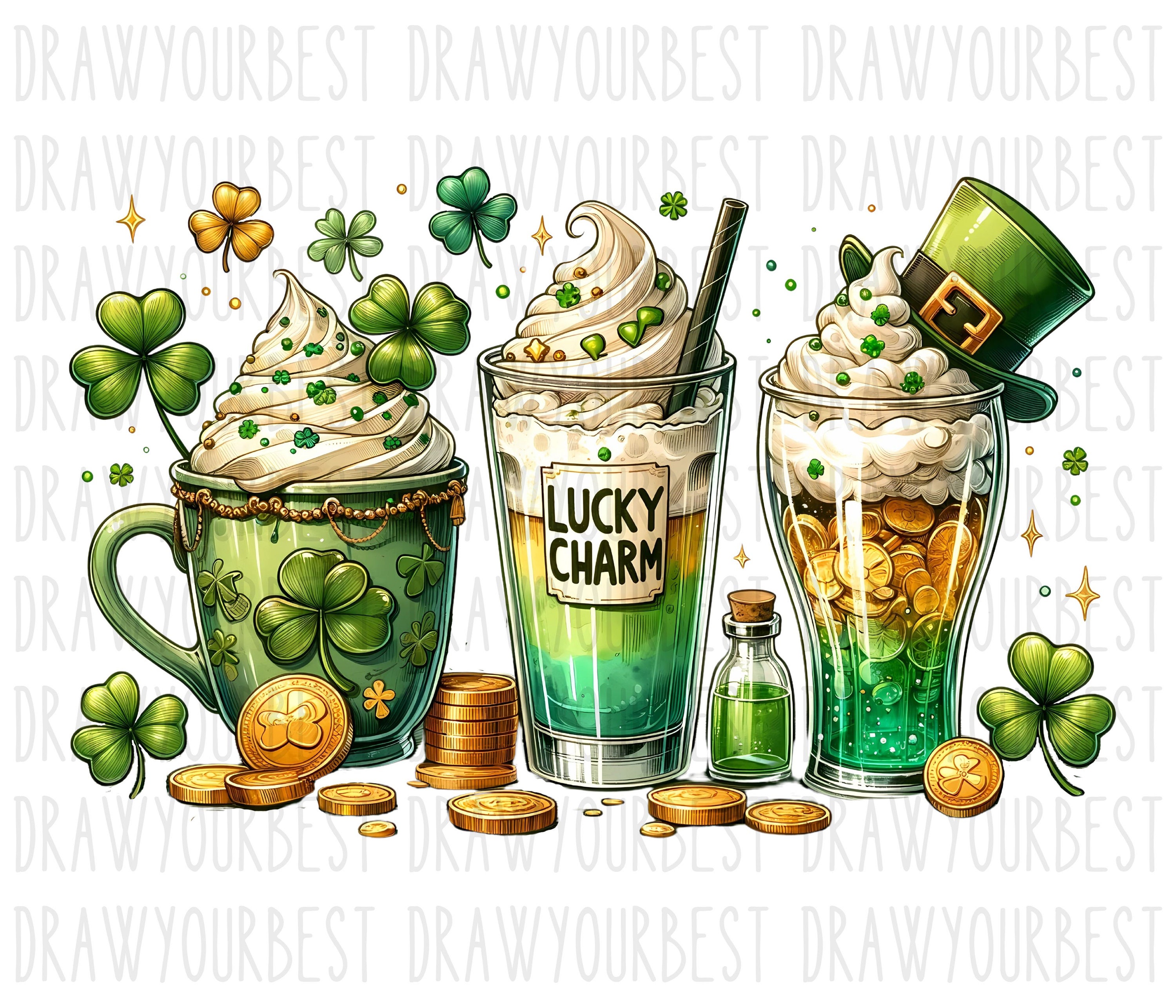 St patrick's palette - Etsy Österreich, image size:3000x2571