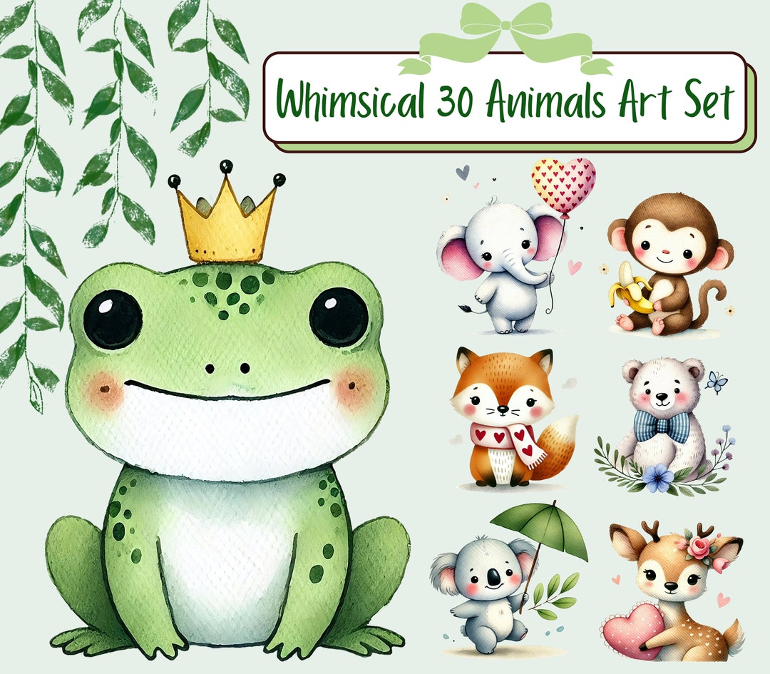 Whimsical Animals With Distinct Personalities and Accessories Add a ...