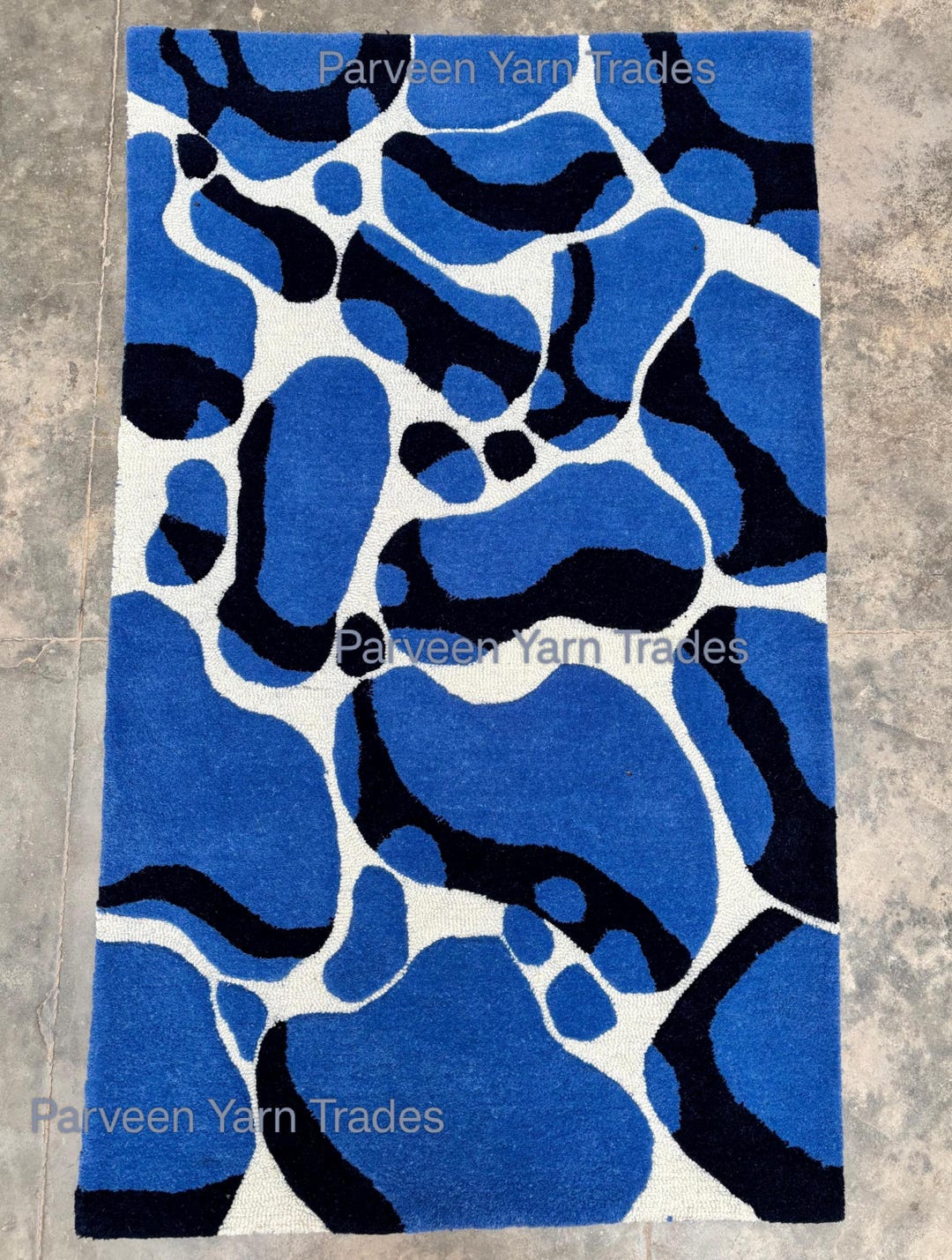 Modern Loop and Cut Pile Rug Custom Modern Hand Tufted Rugs 100% Wool ...