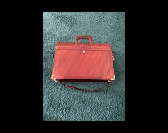 Real Eel Skin Briefcase, Never Used