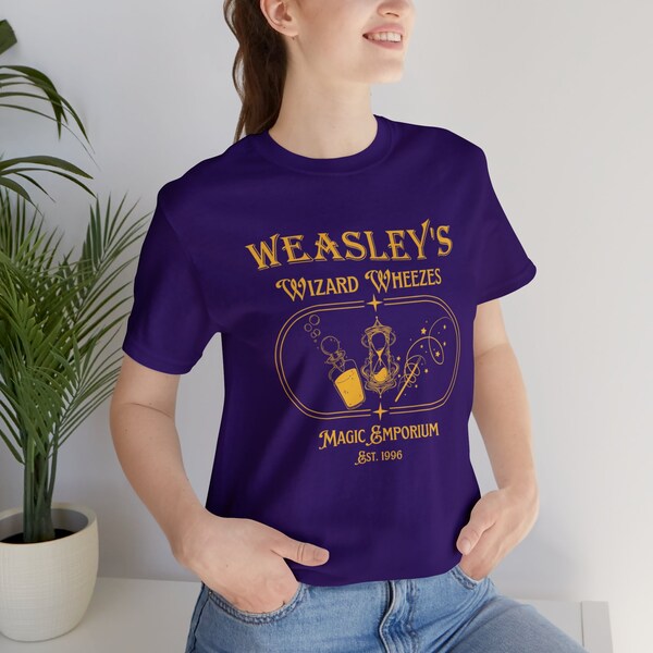 Weasley's Wizard Wheezes Shop from Harry Potter | Short Sleeve T-Shirt | Movie Franchise Reimagined