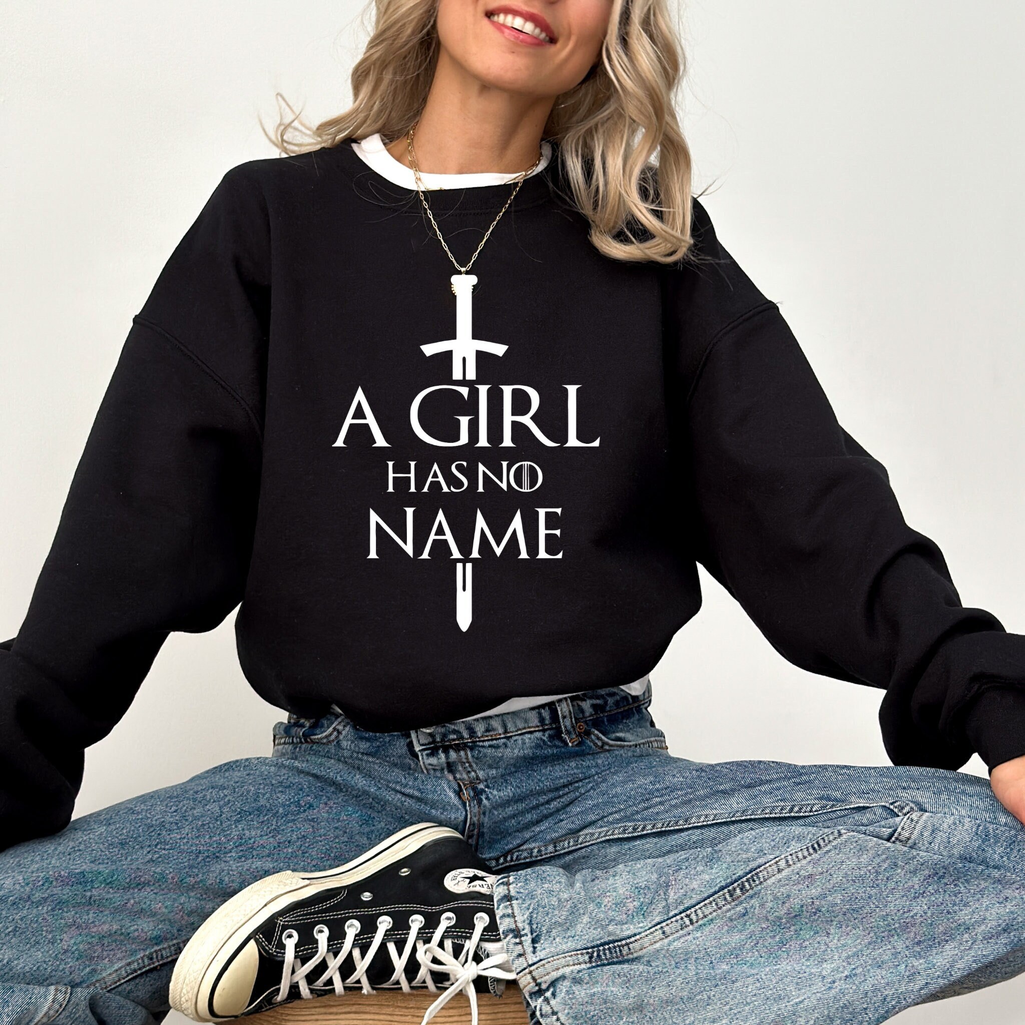 A girl has no name hoodie hot sale