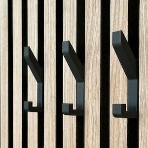Kleiderhaken für Akustikpaneele – Kleiderhaken ohne Bohren | Akustikpaneel Garderobe