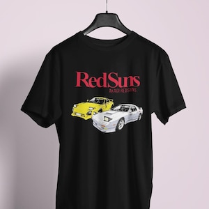 Initial B RedSuns RX7 Drift Car Manga Anime T-Shirt  Classic Tee | Redbubble Shop