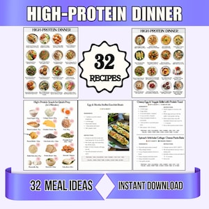 32 Real High Pprotein Dinner Recipes For Weight Loss and Muscle Gain, High Protein Meal Plan, Protein Food List, Protein Dinner Idea