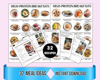 32 recettes de petit-déjeuner riches en protéines pour perdre du poids (téléchargement numérique)