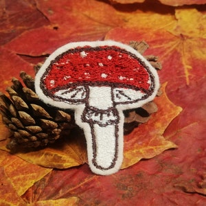 Mushroom iron-on patches Motiv A