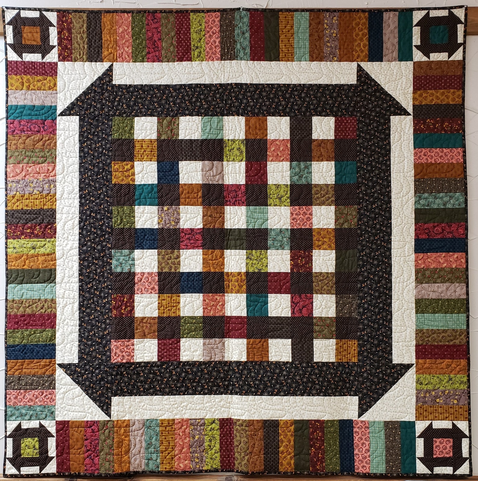 Retired Quilt Sample A Dash of Plaid 63 X 63 - Etsy