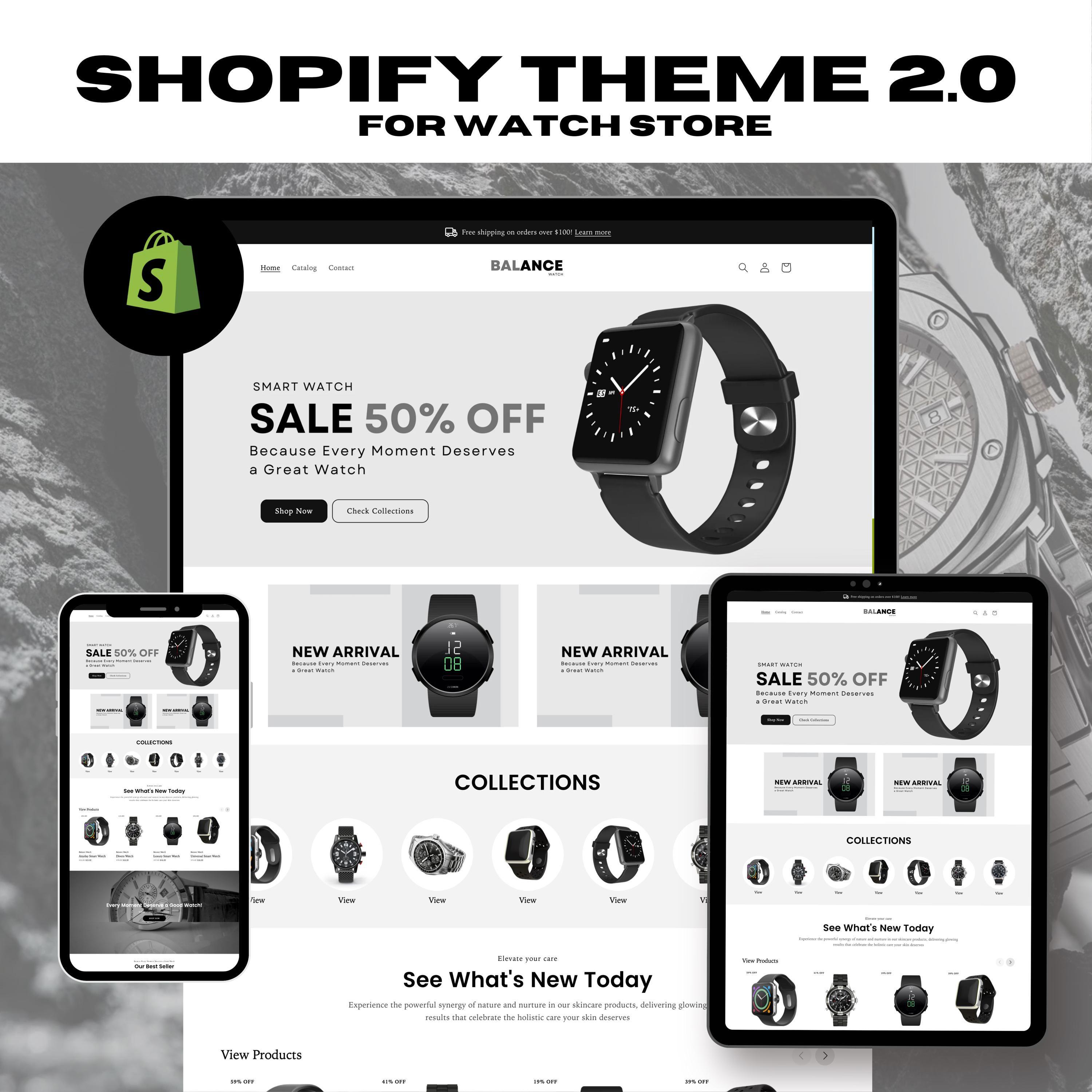 Shopify Watch Store