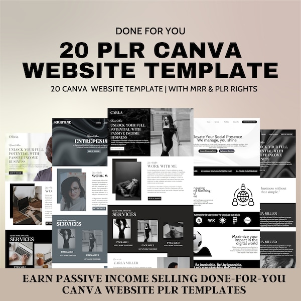 plr , plr website , canva coach website, canva website landing page, website templates canva, website template canva, website canva template