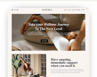 aurora wordpress elementor , elementor wordpress template , wordpress, elementor pro, wordpress theme , landing page