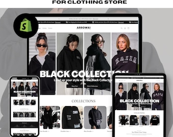 Tema de Shopify para ropa, tema de Shopify para ropa, plantilla de Shopify para ropa, diseño de sitios web de Shopify, sitio web de Shopify, temas de Shopify 2.0