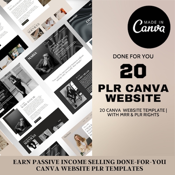 plr , plr website , canva coach website, canva website landing page, website templates canva, website template canva, website canva template