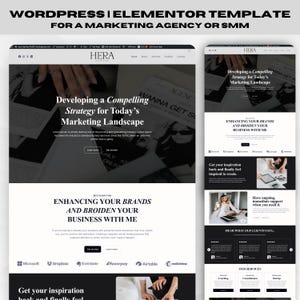 hera wordpress elementor , elementor wordpress template , wordpress template , wordpress website template , website template