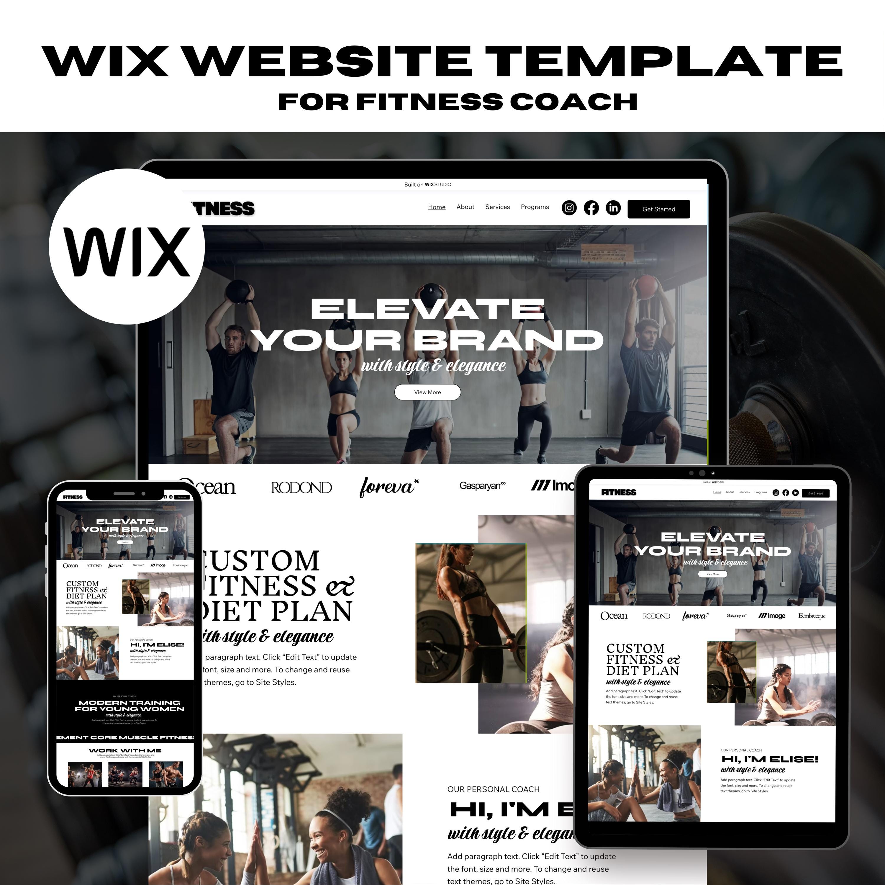 modèle de site Web de coach sportif , sites Web wix , modèle de site Web wix , site Web wix , site Web wix , modèle de site Web , conception de site W