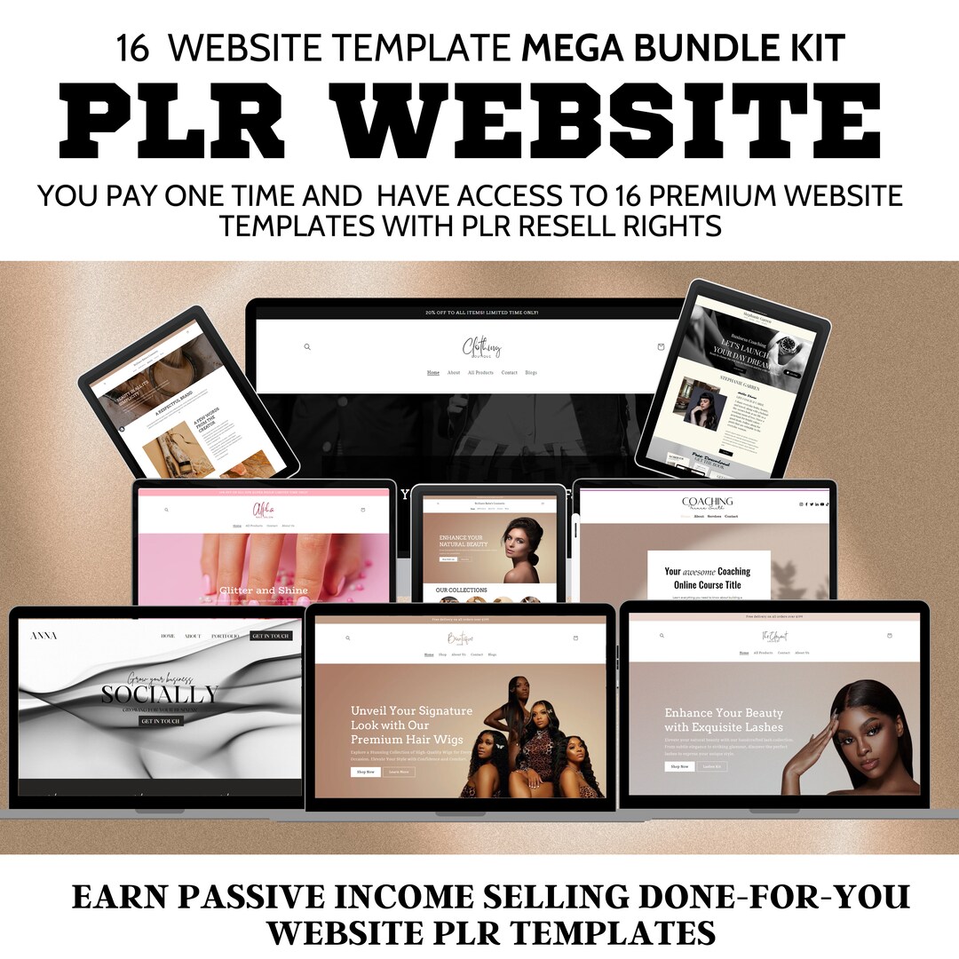 Plr , PLR Digital Planner, Plr Website , PLR Ebook Canva Template, Dfy ...