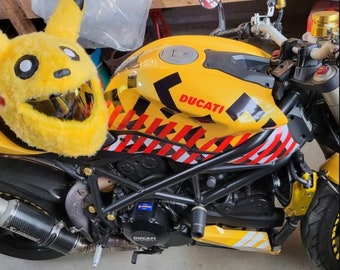 Pikachu Helmet Cover For Motorcycles