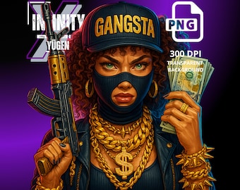 Chica con pasamontañas armada (Png), Chica con pasamontañas gangster (Png), Chica con pasamontañas negra (Png), Pasamontañas gangster (Png), Chica gangster (Png), Gangsta