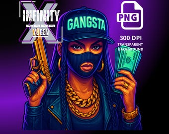 Chica con pasamontañas armada (Png), Chica con pasamontañas gangster (Png), Chica con pasamontañas negra (Png), Pasamontañas gangster (Png), Chica gangster (Png), Gangsta