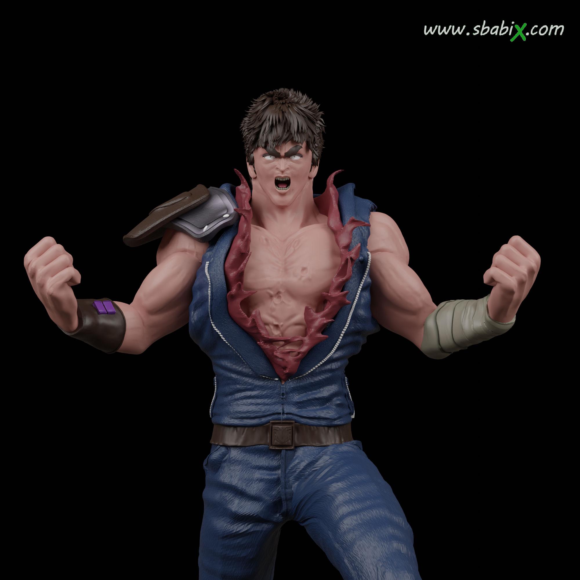 Kenshiro Fist of the North Star” (hokuto No Ken) 80's 3d Printer