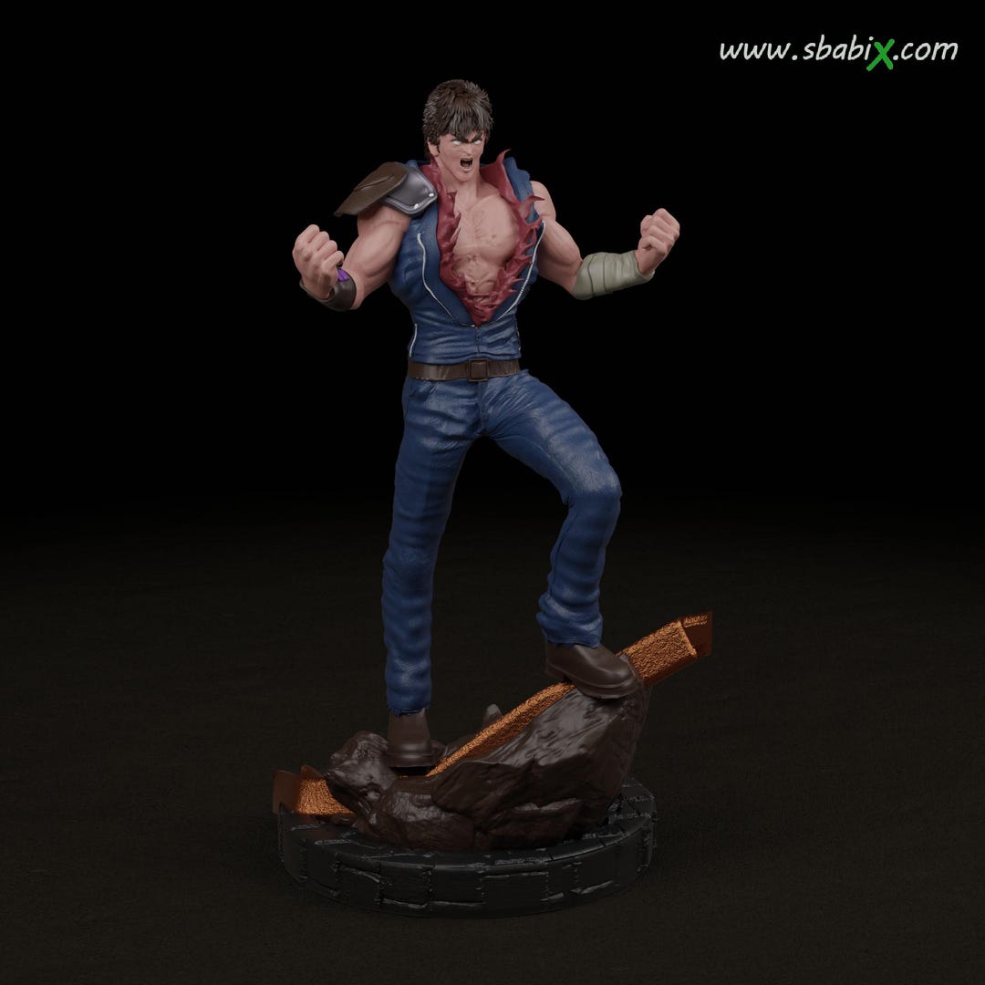 Kenshiro Fist of the North Star” (hokuto No Ken) 80's 3d Printer