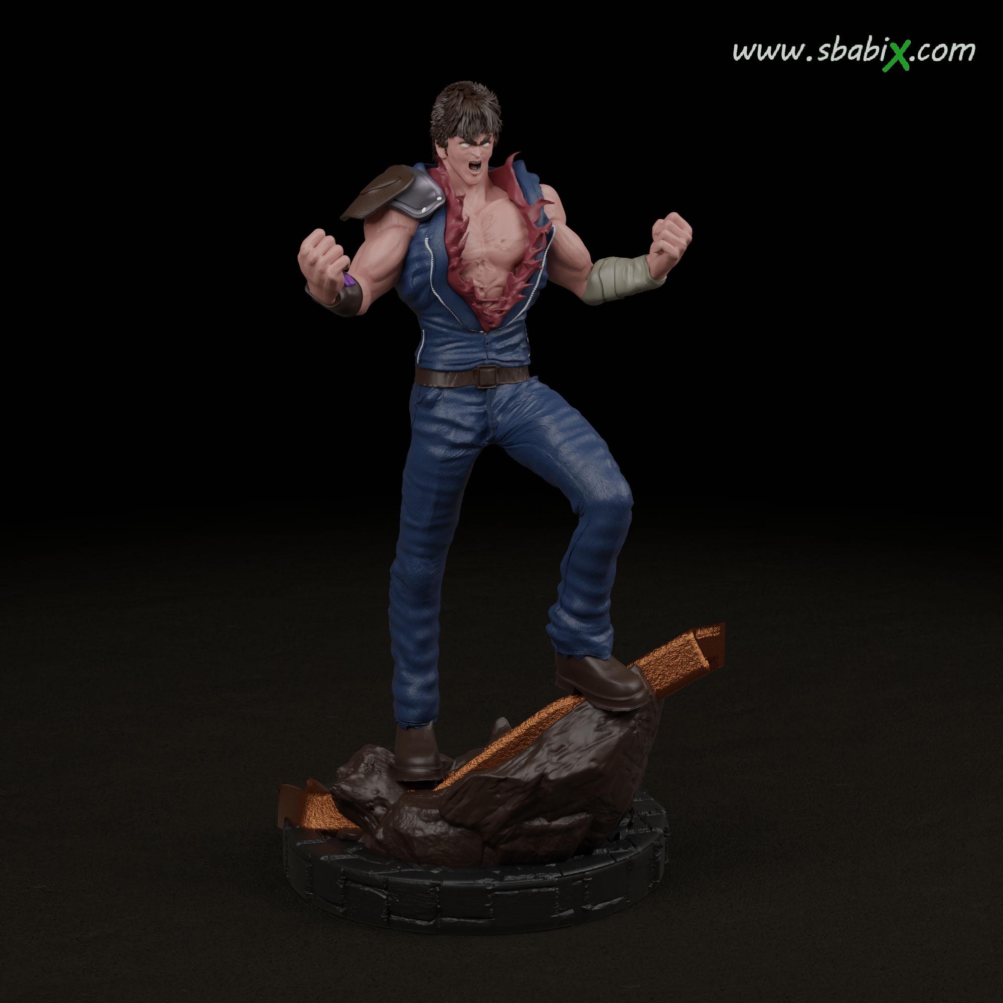 Kenshiro Fist of the North Star” (hokuto No Ken) 80's 3d Printer