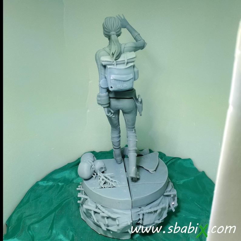 Lucy Fallout Tv Series 3d Printer Assembly Miniature Stl Model 210 Mm