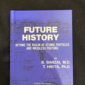 Prop Replica - Future History by B. Banzai - Journal or Sketch Book