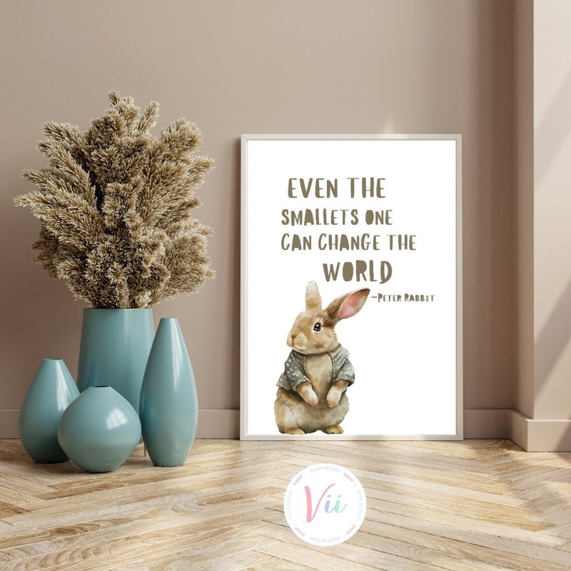 Peter Rabbit Quote - Etsy