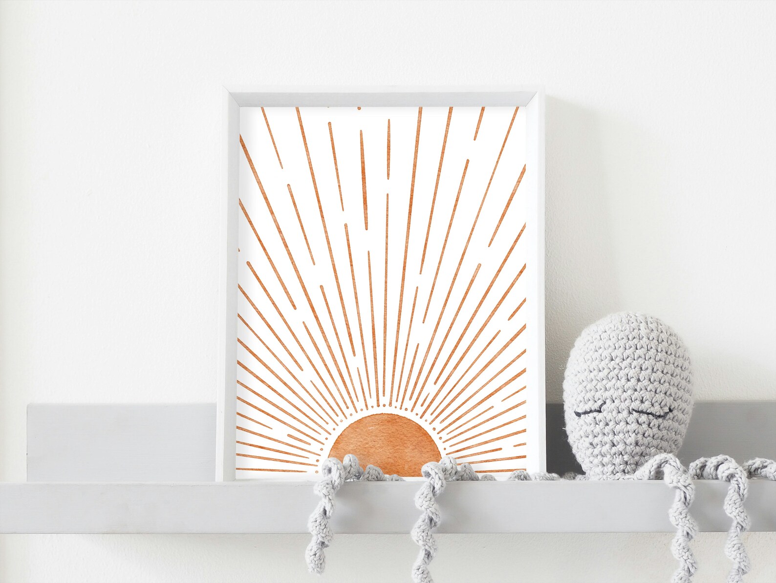 Sunshine Printable Wall Art Kids Room Sun Printable Art Watercolor Sun ...