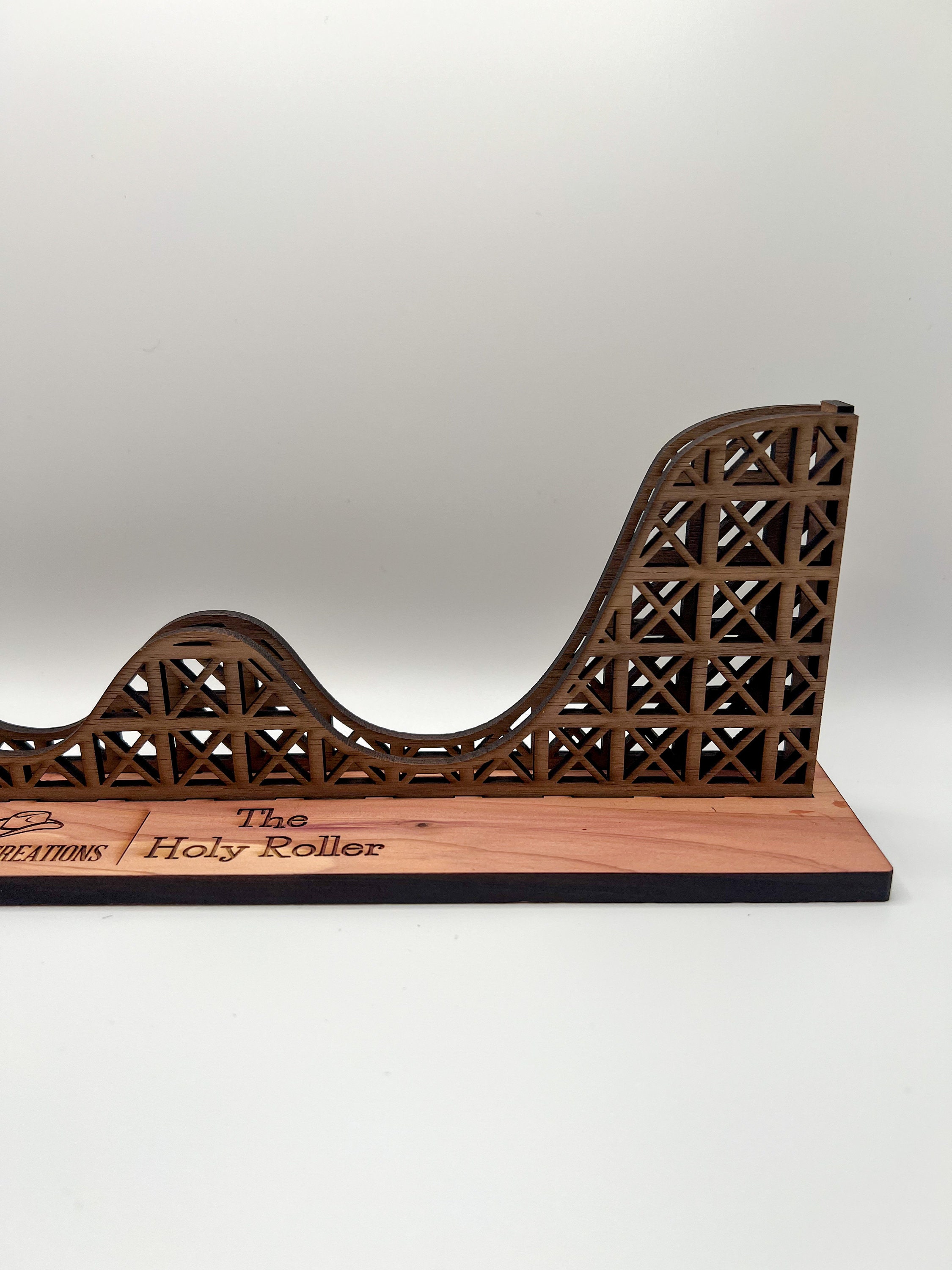 The Holy Roller Marble Ball Roller Coaster Desktop Toy Handmade Fidget