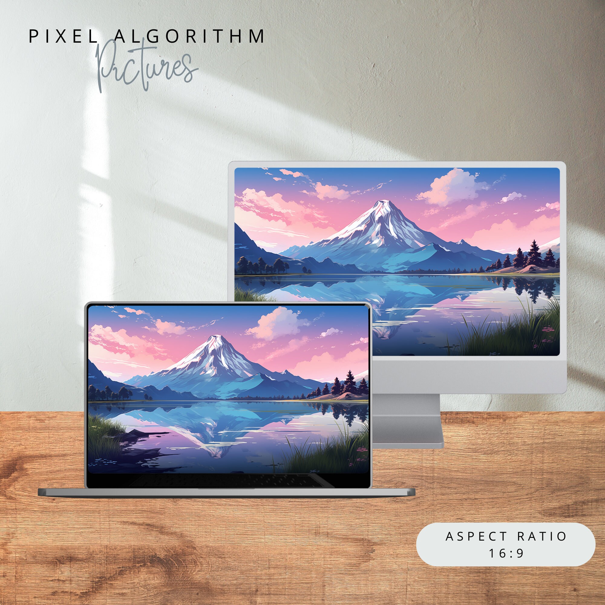 Snowy Mountain Desktop Wallpaper Computer Background Desktop Background