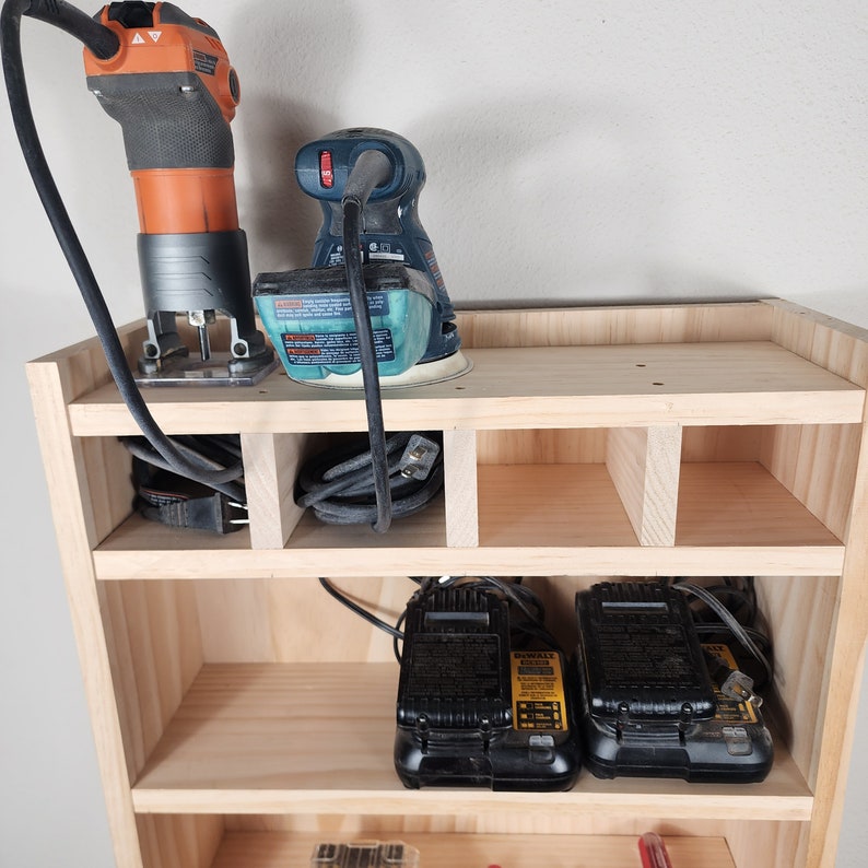 DIY Cordless Drill Storage Rack Plan, Power Tool Storage, Drill Holder