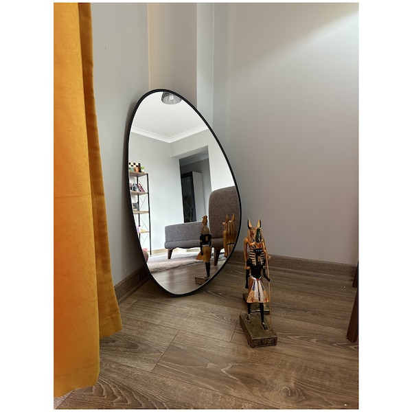 Wavy mirror, Aesthetic mirror, Irregular mirror, Bathroom mirror, Vanity mirror, Home decor, Asymmetrical mirror, A37