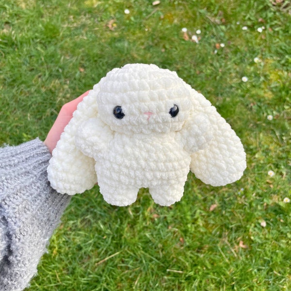 süßer gehäkelter Hase Amigurumi Hase süßes Geschenk für Geburtstag crochet plushie bunny Handmade Kaninchen gehäkelter Hase für Kinder