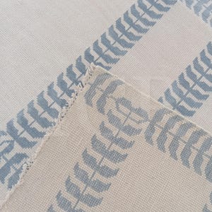 Modern Oushak Rugs: Light Blue & Soft White, Modern Area Rug image 4
